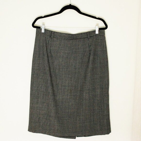 Vintage Black White Houndstooth Skirt Suit CONRAD C, Made in Canada, - Picture 5 of 9